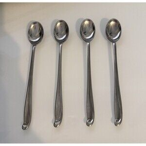 Estate PRINCESS JAN Solid Stainless Japan Glossy Silverware Flatware IceTea Set